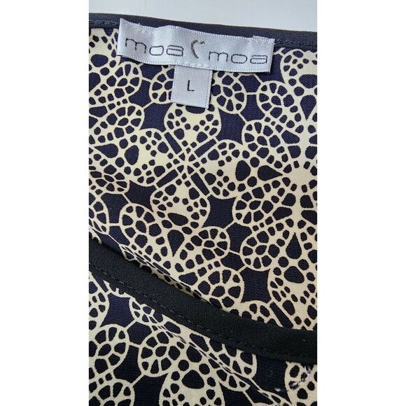 Moa Moa Bohemian Style Womens Blouse With Intricate Vibrant Print - Picture 8 of 8